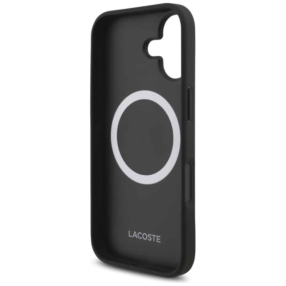 Lacoste Iconic Petit Pique Woven Logo MagSafe - θήκη για Apple iPhone 17 - Μπλε - Image 7