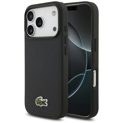 Lacoste Iconic Petit Pique Woven Logo MagSafe - θήκη για Apple iPhone 17 Pro - Μπλε