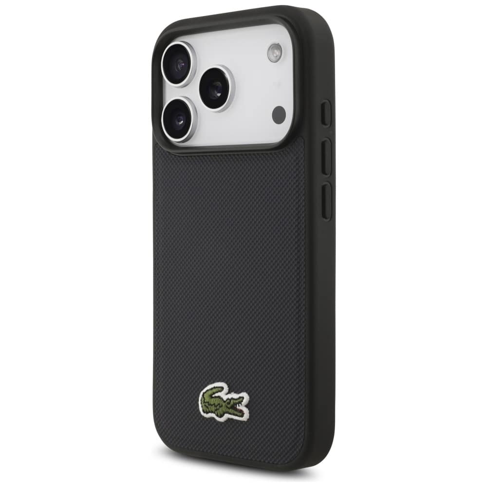 Lacoste Iconic Petit Pique Woven Logo MagSafe - θήκη για Apple iPhone 17 Pro - Μπλε - Image 2