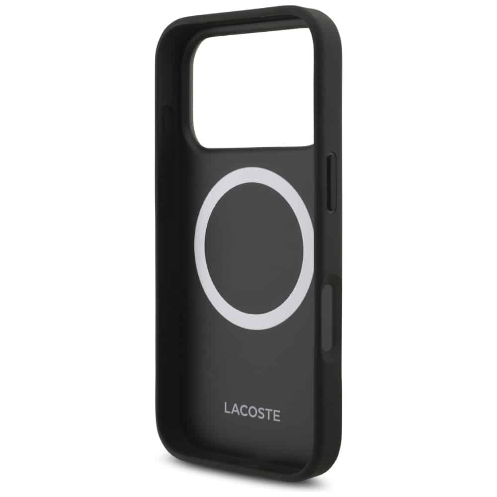 Lacoste Iconic Petit Pique Woven Logo MagSafe - θήκη για Apple iPhone 17 Pro - Μπλε - Image 7