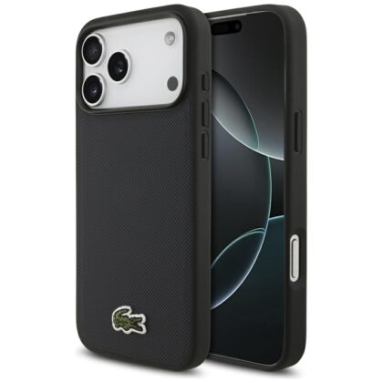 Lacoste Iconic Petit Pique Woven Logo MagSafe - θήκη για Apple iPhone 17 Pro Max - Μπλε