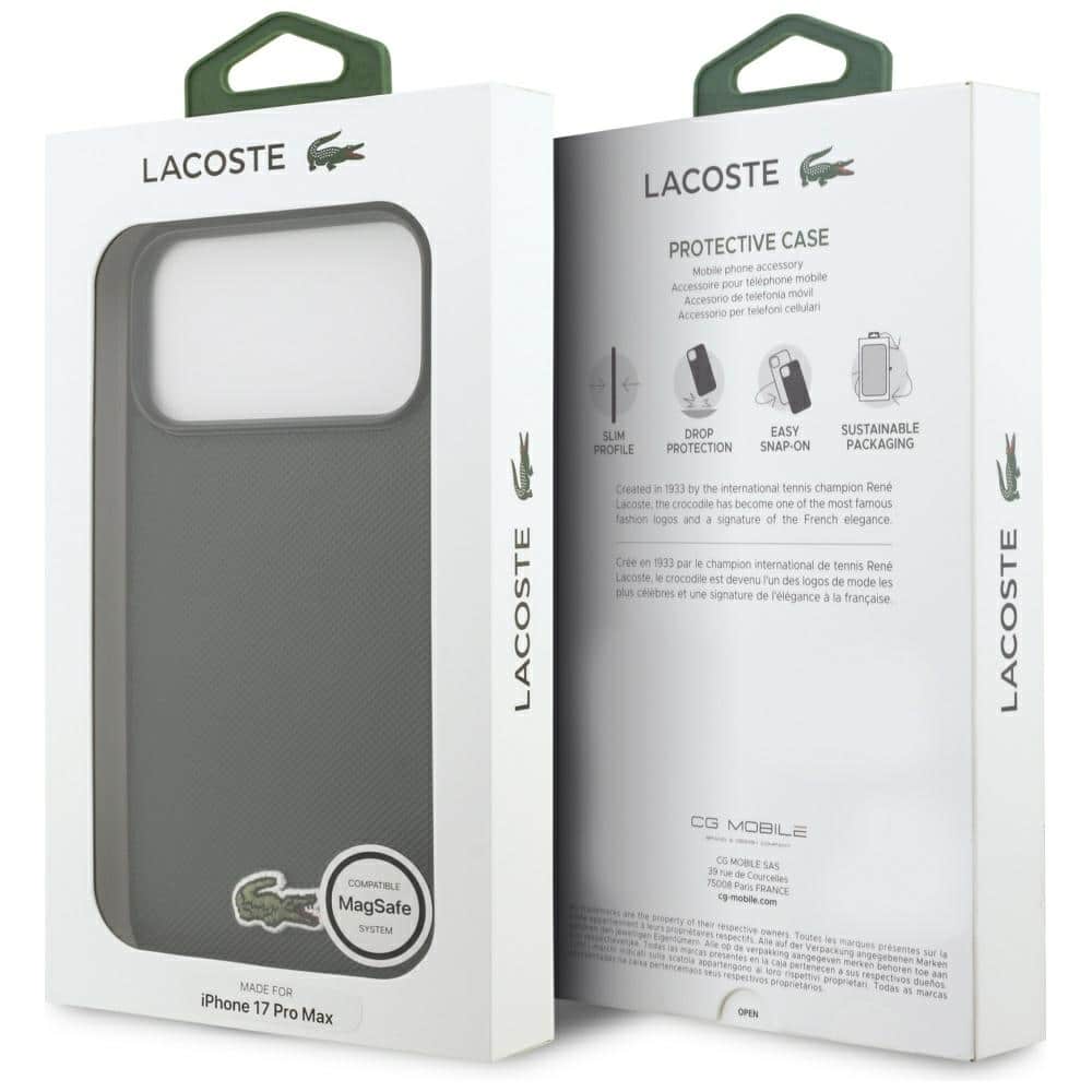 Lacoste Iconic Petit Pique Woven Logo MagSafe - θήκη για Apple iPhone 17 Pro Max - Πολύχρωμο - Image 8
