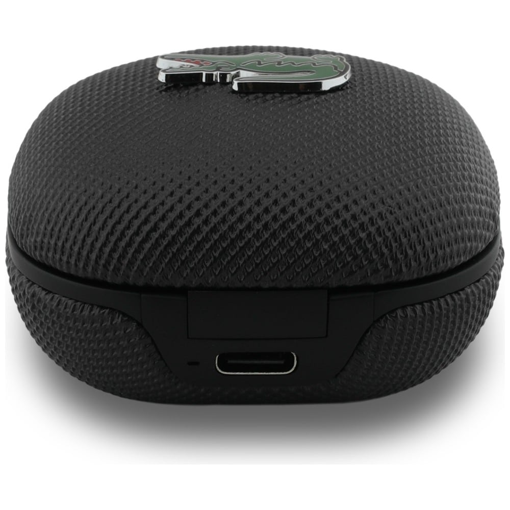 Ακουστικά TWS Lacoste Iconic Petit Pique Bluetooth μαύρο - Image 3