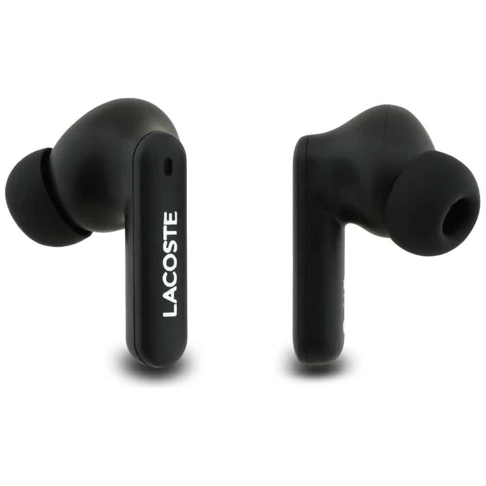 Ακουστικά TWS Lacoste Iconic Petit Pique Bluetooth μαύρο - Image 5