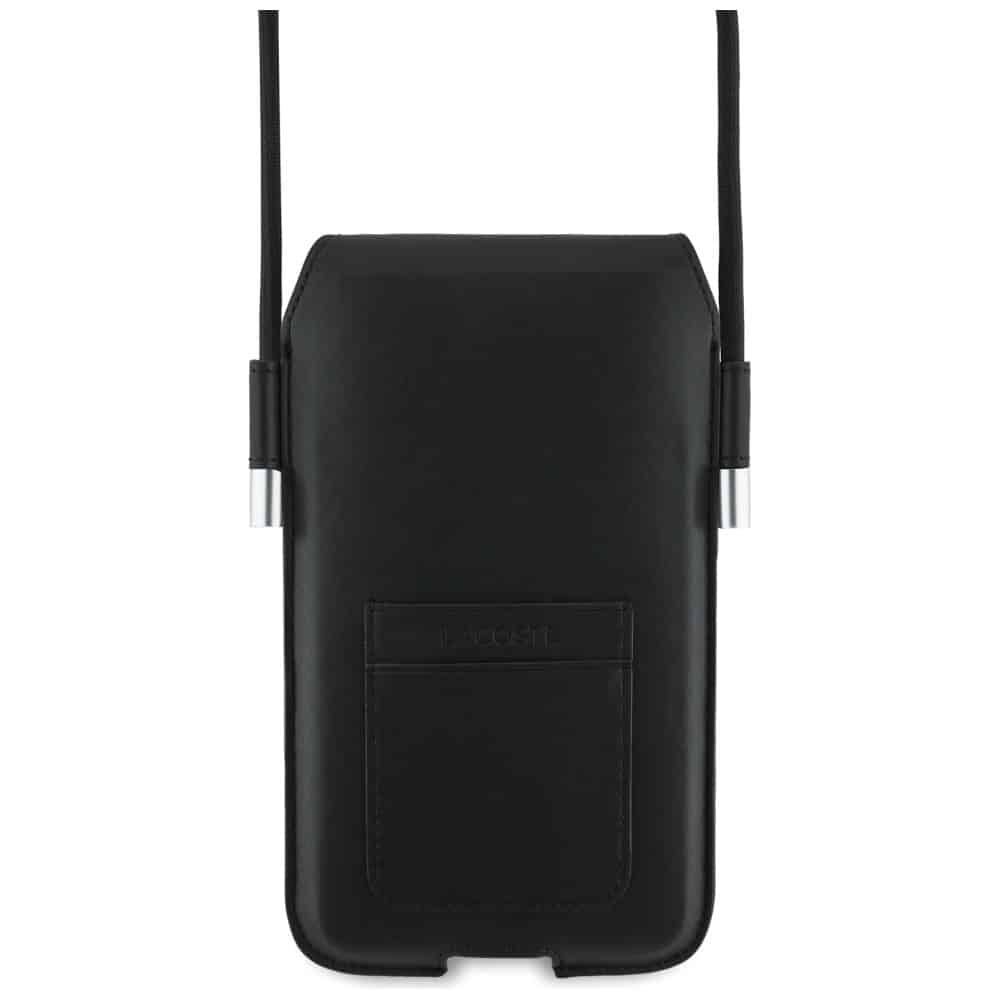 Τσάντα Lacoste Universal Sleeve Crossbody PVC Mono XL μαύρη - Image 2