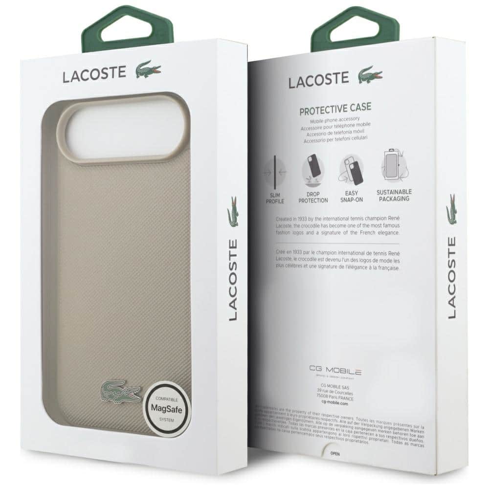 Lacoste Petit Pique Lacquer Logo MagSafe - θήκη για Apple iPhone Air - Διάφανο - Image 8
