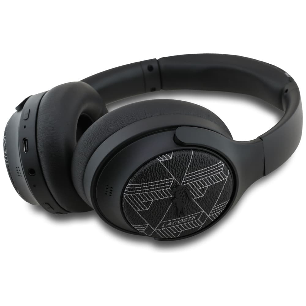 Ακουστικά Lacoste The Blend ANC Bluetooth μαύρο - Image 2