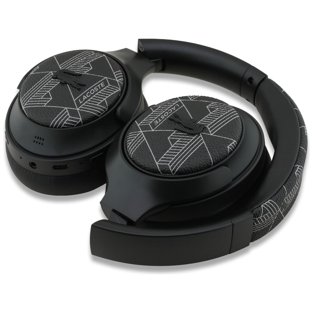 Ακουστικά Lacoste The Blend ANC Bluetooth μαύρο - Image 4