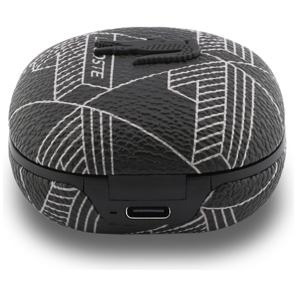 Ακουστικά TWS Lacoste Monogram The Blend Bluetooth ENC ANC μαύρο - Image 3