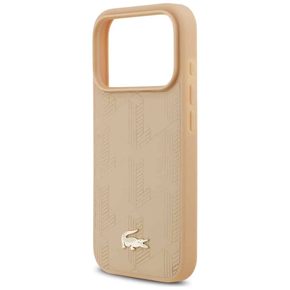 Lacoste Nomogram Χρυσό Λογότυπο MagSafe - θήκη για Apple iPhone 17 Pro - Μπεζ - Image 6