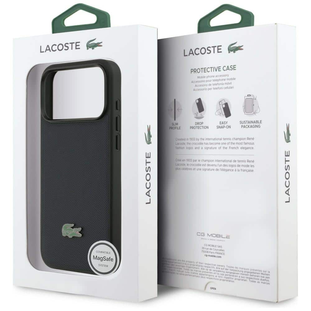 Lacoste Petit Pique Lacquer Logo MagSafe - θήκη για Apple iPhone 17 Pro Max - Μπλε - Image 8