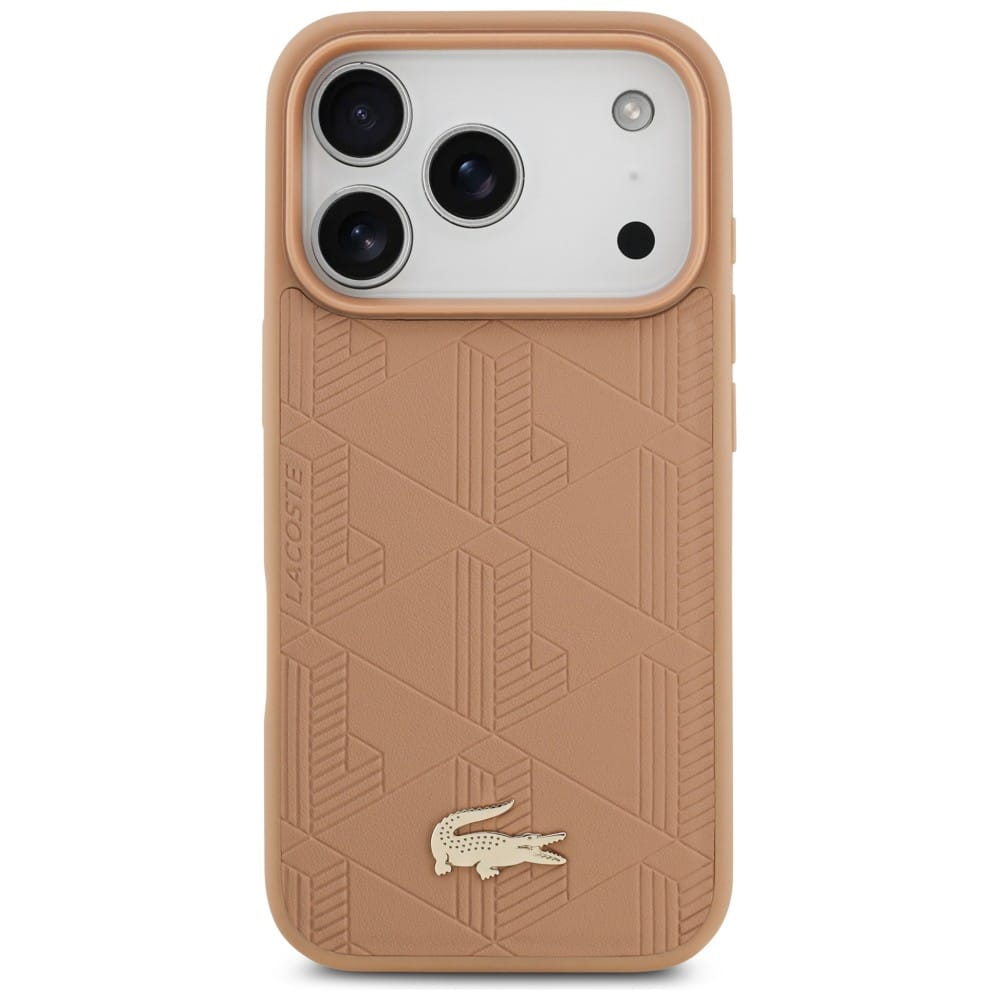 Lacoste Nomograme Gold Logo MagSafe - θήκη για Apple iPhone 17 Pro - Ροζ - Image 3
