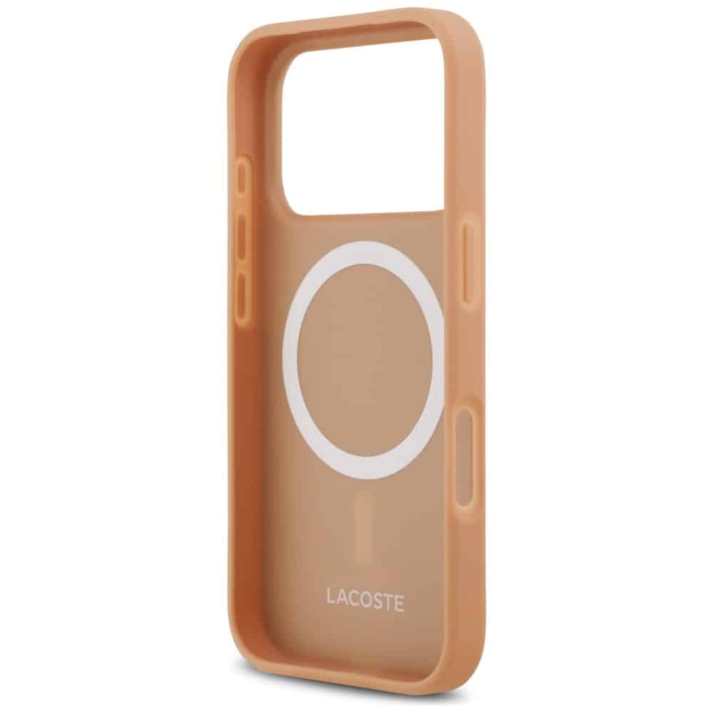 Lacoste Nomograme Gold Logo MagSafe - θήκη για Apple iPhone 17 Pro - Ροζ - Image 7