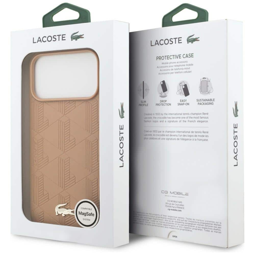 Lacoste Nomograme - θήκη για Apple iPhone 17 Pro Max - Ροζ - Image 8