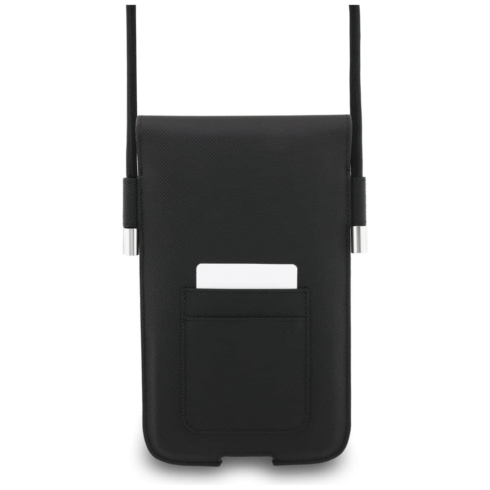 Τσάντα Lacoste Universal Sleeve Crossbody Petit Pique Μεταλλικό Λογότυπο XL μαύρη - Image 2