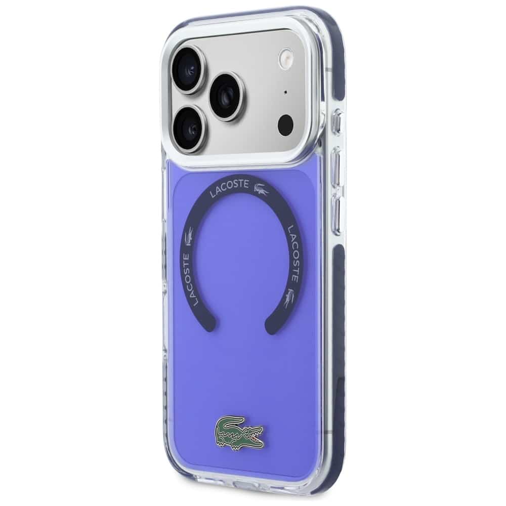 Lacoste Αντιολισθητική Διαφανής Ματ MagSafe - θήκη για Apple iPhone 17 Pro - Μπλε - Image 2