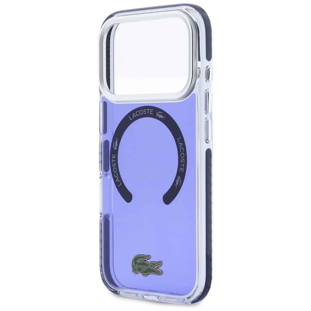 Lacoste Αντιολισθητική Διαφανής Ματ MagSafe - θήκη για Apple iPhone 17 Pro - Μπλε - Image 6