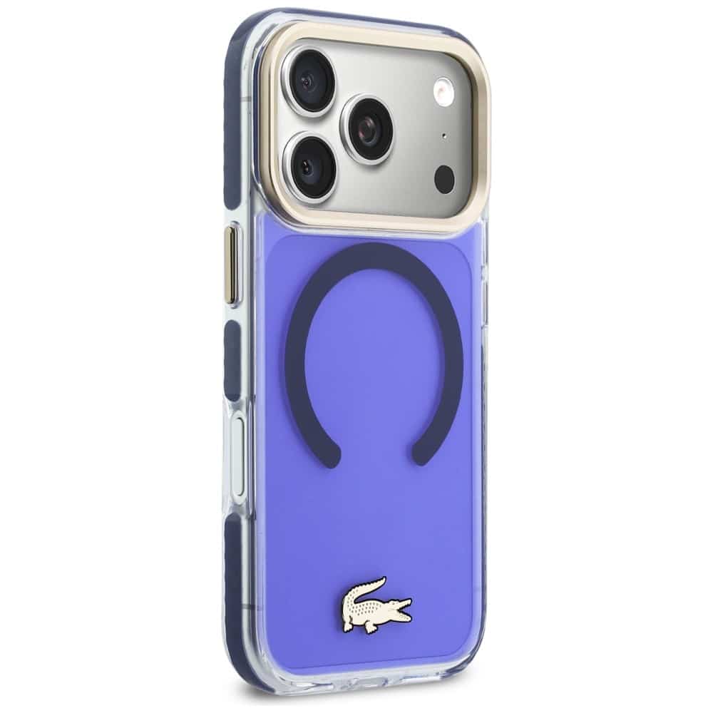 Lacoste Shockproof Διαφανής Ματ Χρυσό Λογότυπο - θήκη για Apple iPhone 17 Pro - Πολύχρωμο - Image 4