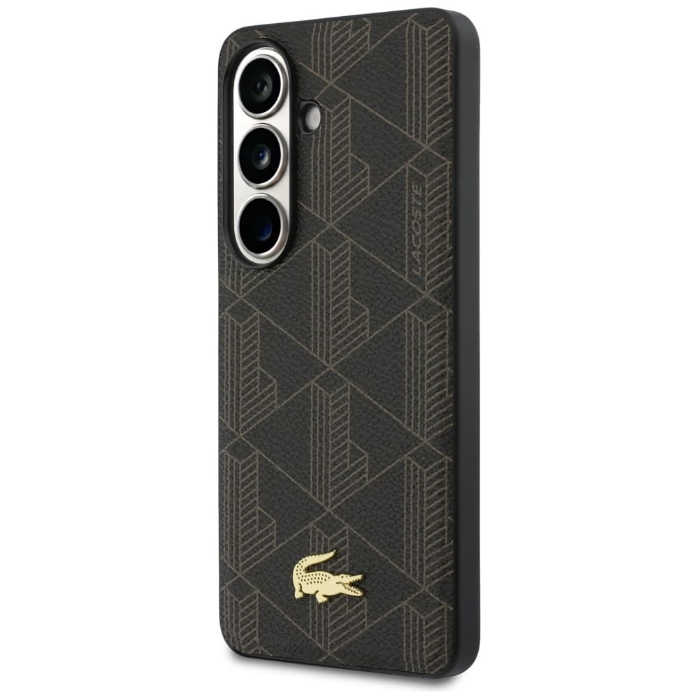 Θήκη Lacoste PVC Monogram The Blend MagSafe για Samsung Galaxy S26 Plus καφέ - Image 2