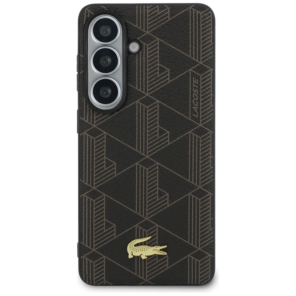 Θήκη Lacoste PVC Monogram The Blend MagSafe για Samsung Galaxy S26 Plus καφέ - Image 3