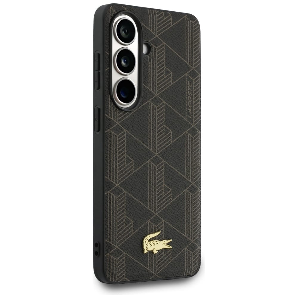 Θήκη Lacoste PVC Monogram The Blend MagSafe για Samsung Galaxy S26 Plus καφέ - Image 4