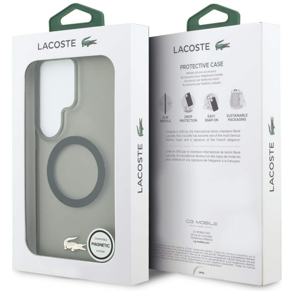 Lacoste Shockproof Διαφανής Ματ Χρυσό Λογότυπο - θήκη για Samsung Galaxy S26 Ultra - Διάφανο - Image 8