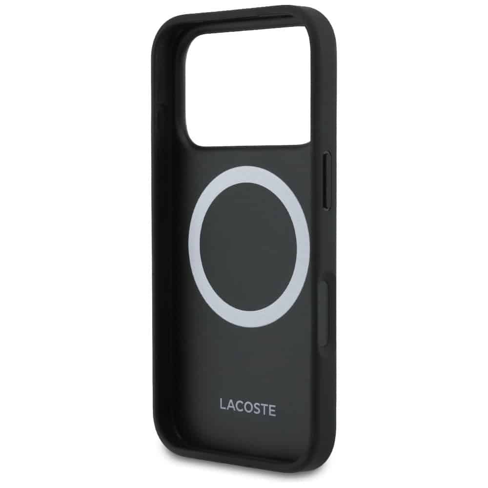 Σετ θήκης + πορτοφολιού Lacoste PVC Blend MagSafe για iPhone 17 Pro καφέ - Image 6