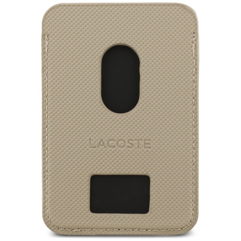 Πορτοφόλι καρτών Lacoste Small Spike MagSafe Taupe - Image 3