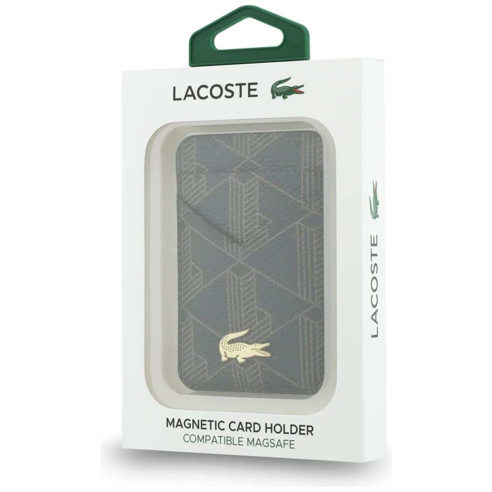 Πορτοφόλι καρτών Lacoste PVC Blend MagSafe καφέ - Image 5