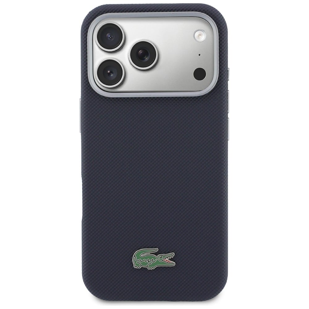 Lacoste Semi Wrap Petit Pique - θήκη για Apple iPhone 17 Pro Max - Μπλε - Image 3