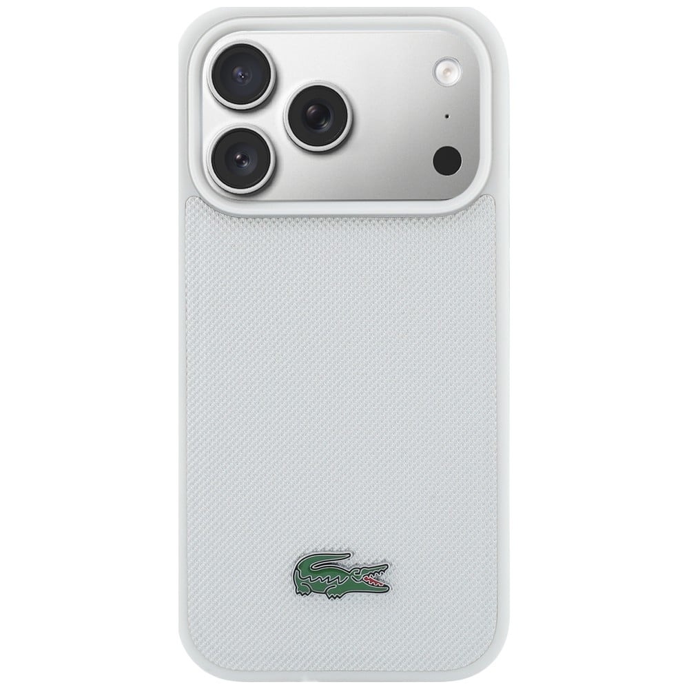 Lacoste Petit Pique Lacquer Logo MagSafe - θήκη για Apple iPhone 17 Pro Max - Γκρι - Image 3
