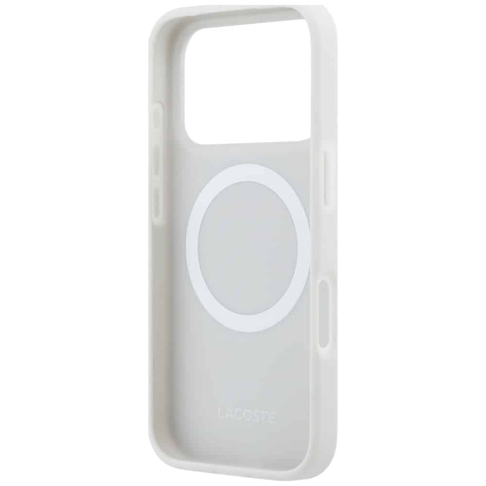 Lacoste Petit Pique Lacquer Logo MagSafe - θήκη για Apple iPhone 17 Pro Max - Γκρι - Image 7