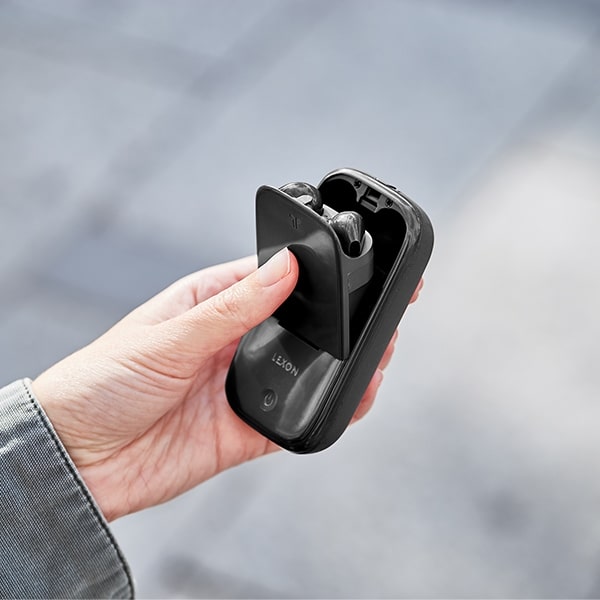 Ασύρματα ακουστικά Lexon Speakerbuds με ηχείο Bluetooth, μαύρο LA127N - Image 12