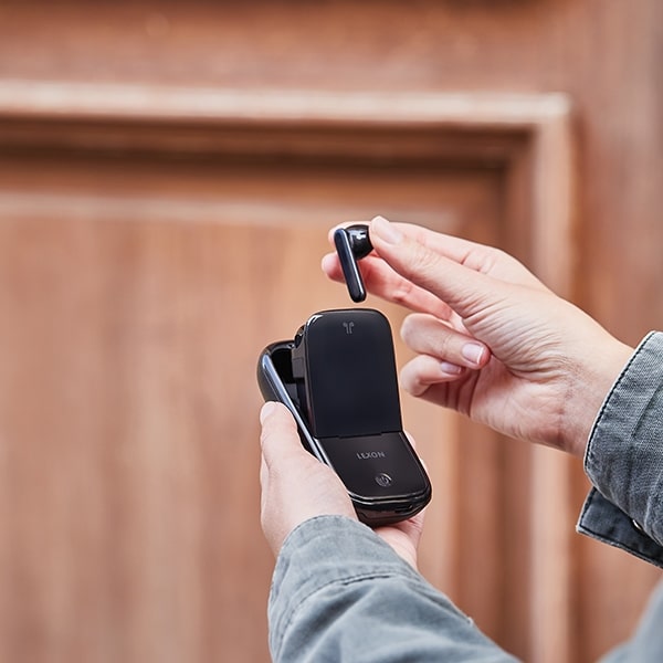 Ασύρματα ακουστικά Lexon Speakerbuds με ηχείο Bluetooth, μαύρο LA127N - Image 13
