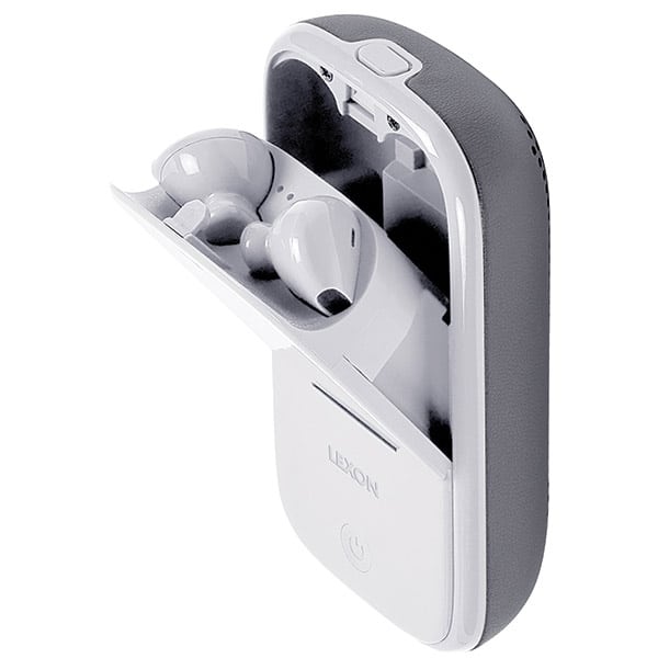 Ασύρματα ακουστικά Lexon Speakerbuds με ηχείο Bluetooth γκρι LA127G - Image 3