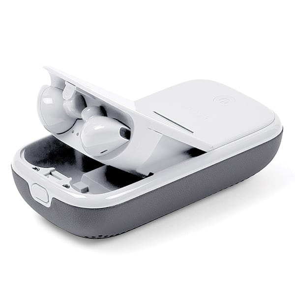 Ασύρματα ακουστικά Lexon Speakerbuds με ηχείο Bluetooth γκρι LA127G - Image 6