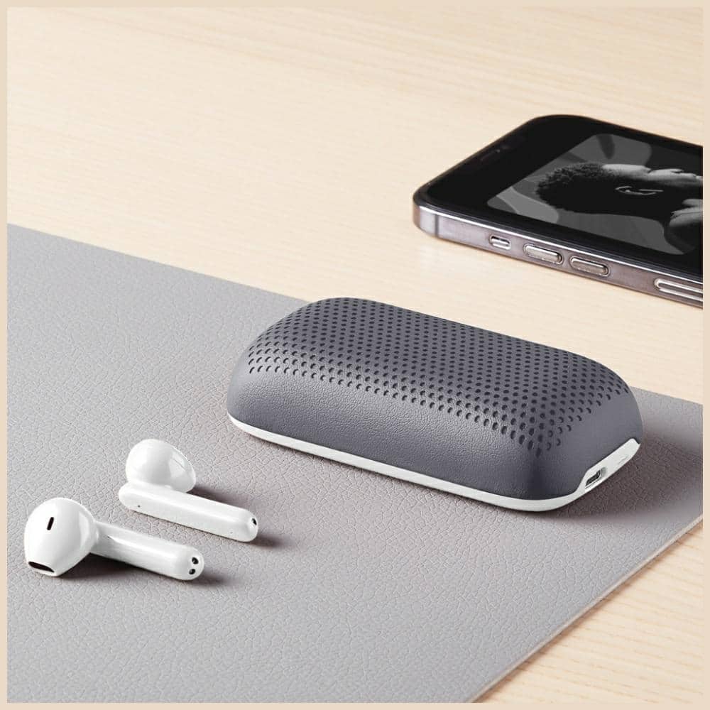 Ασύρματα ακουστικά Lexon Speakerbuds με ηχείο Bluetooth γκρι LA127G - Image 12