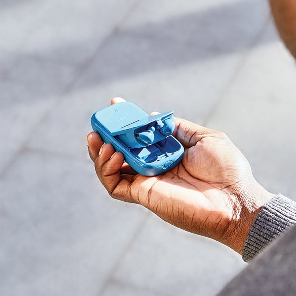 Ασύρματα ακουστικά Lexon Speakerbuds με ηχείο Bluetooth μπλε LA127B - Image 14