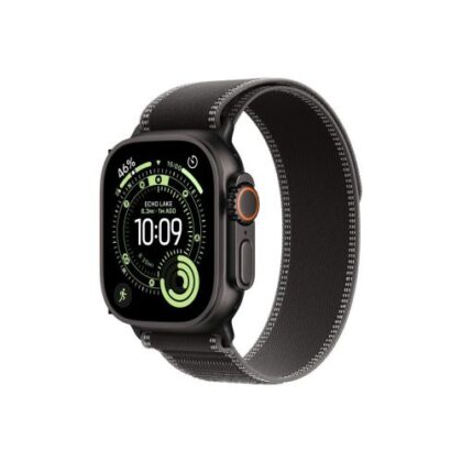 Apple Watch Ultra 3 (2025) GPS + Cellular 5G 49mm Μαύρη θήκη από τιτάνιο με μαύρο/ανθρακί Trail Loop S/M EU MF1D4QR/A