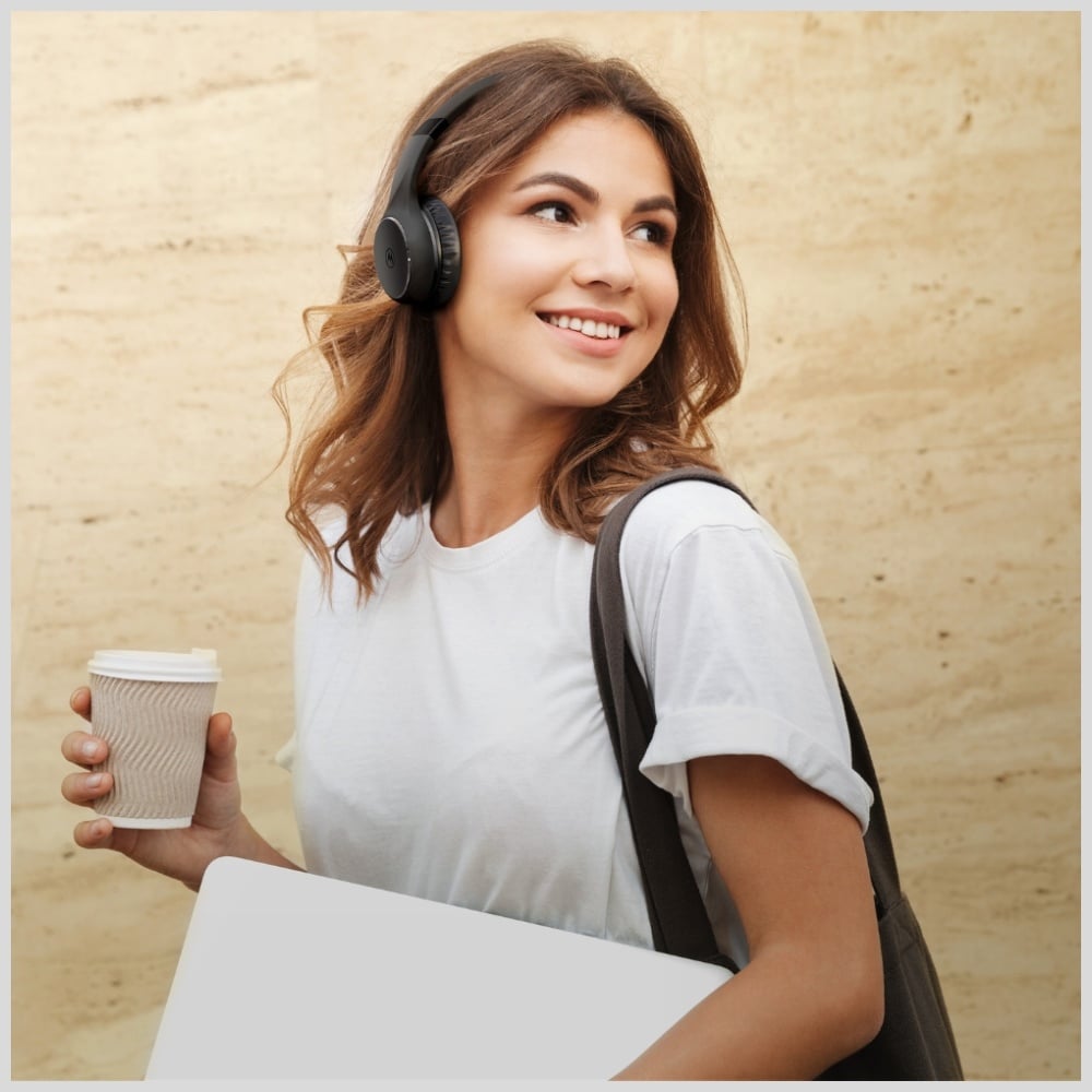 Ακουστικά Bluetooth Over-ear Motorola XT220 μαύρα - Image 9