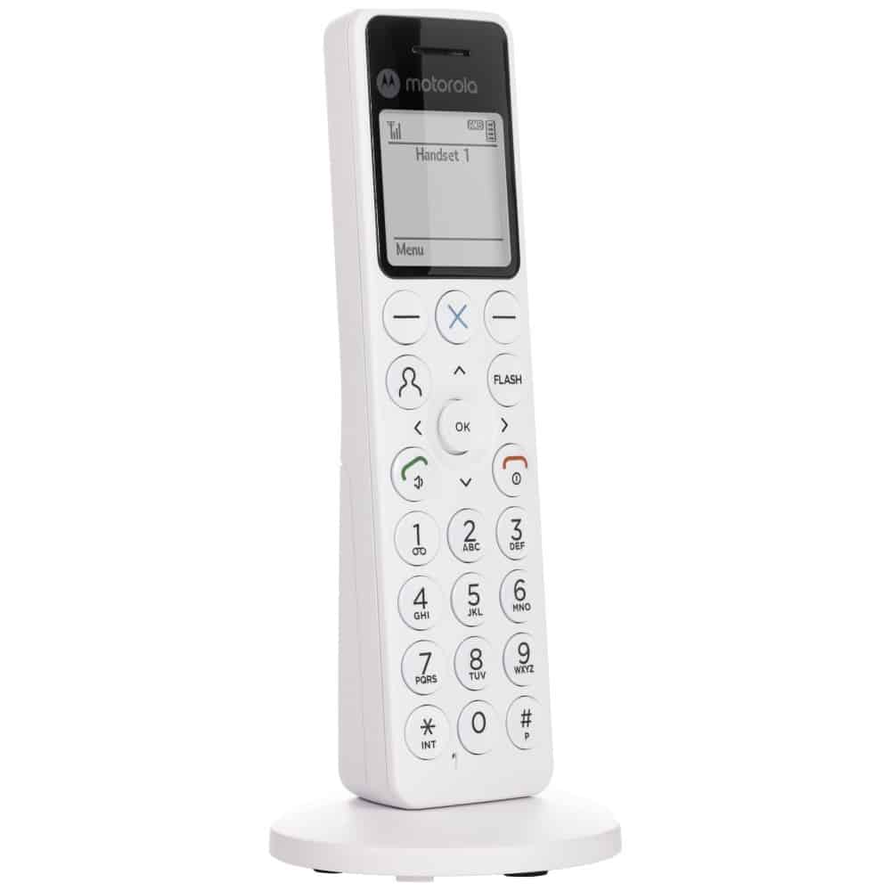 Ασύρματο σταθερό τηλέφωνο Motorola DOT411 λευκό - Image 3