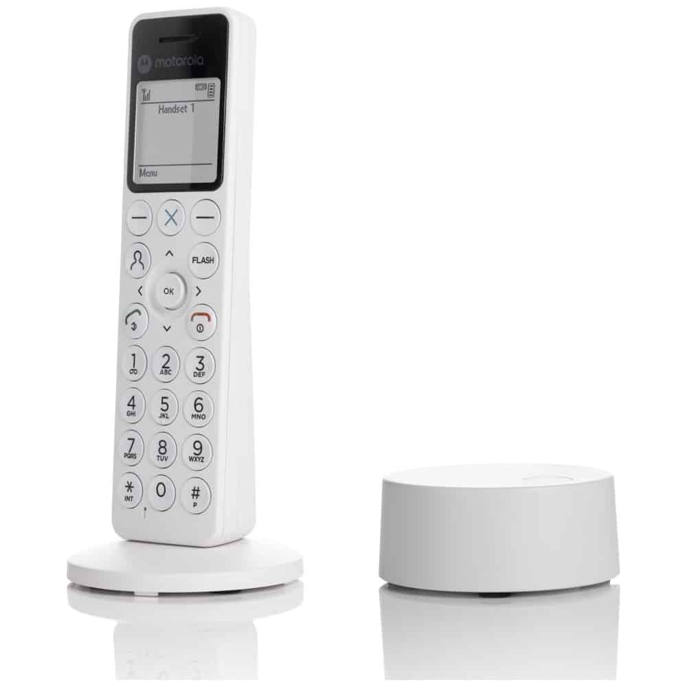Ασύρματο σταθερό τηλέφωνο Motorola DOT411 λευκό - Image 4