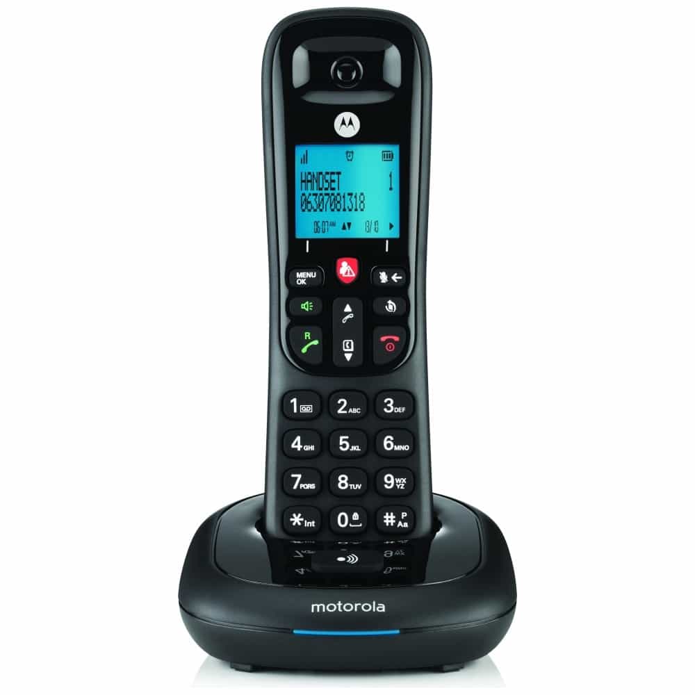 Ασύρματο σταθερό τηλέφωνο Motorola CD4001 μαύρο - Image 3