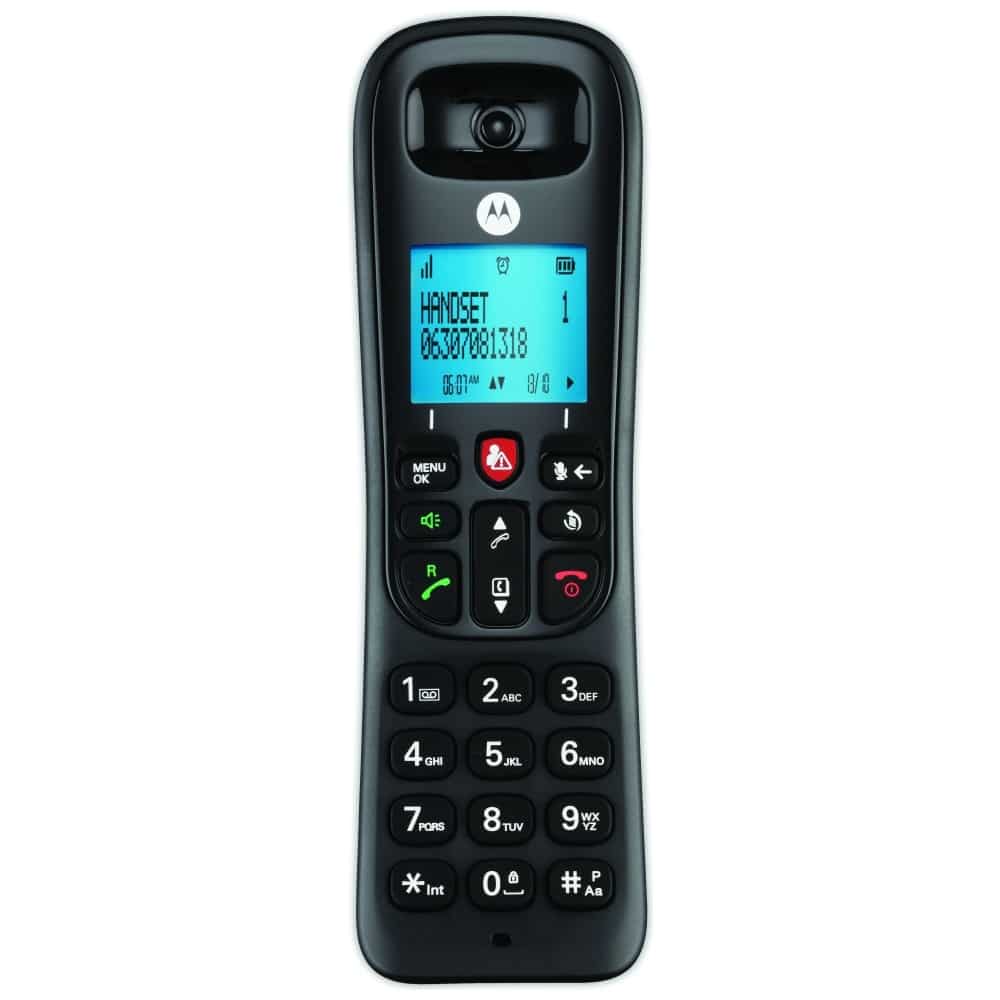 Ασύρματο σταθερό τηλέφωνο Motorola CD4001 μαύρο - Image 4