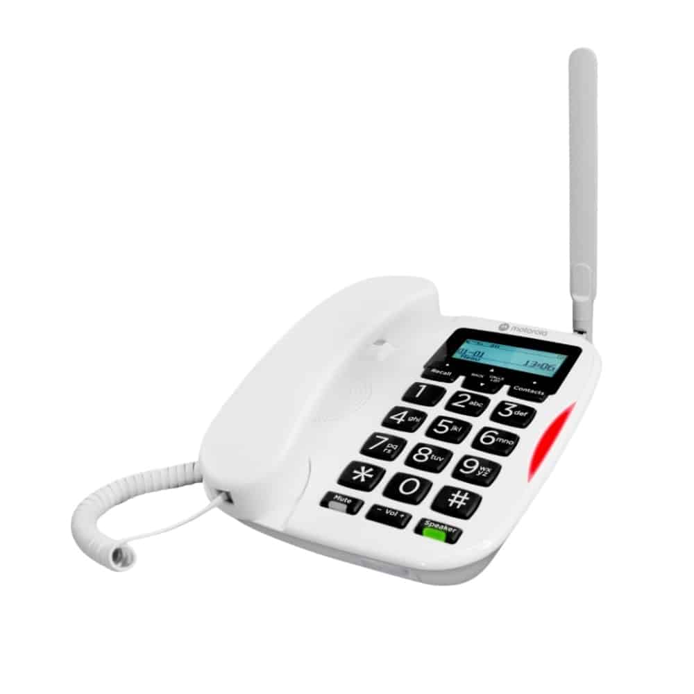 Σταθερό τηλέφωνο Motorola FW500L 4G λευκό - Image 2