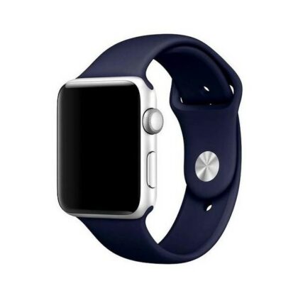 Λουράκι σιλικόνης Mercury για Apple Watch 42/44/45 mm μπλε σκούρο