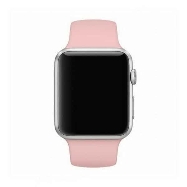 Λουράκι σιλικόνης Mercury για Apple Watch 38/40/41 mm ροζ - Image 2