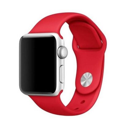 Λουράκι σιλικόνης Mercury για Apple Watch 42/44/45 mm κόκκινο