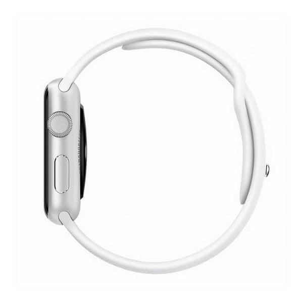 Λουράκι σιλικόνης Mercury για Apple Watch 42/44/45 mm λευκό - Image 3