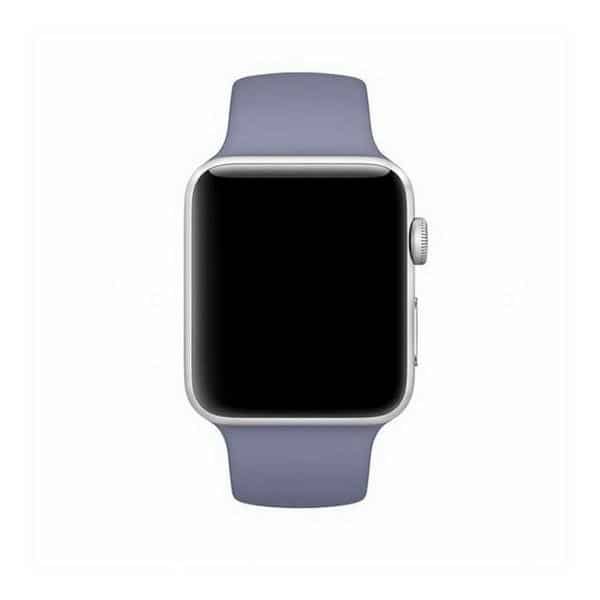 Λουράκι σιλικόνης Mercury Apple Watch 42/44/45 mm σε χρώμα λεβάντας - Image 2